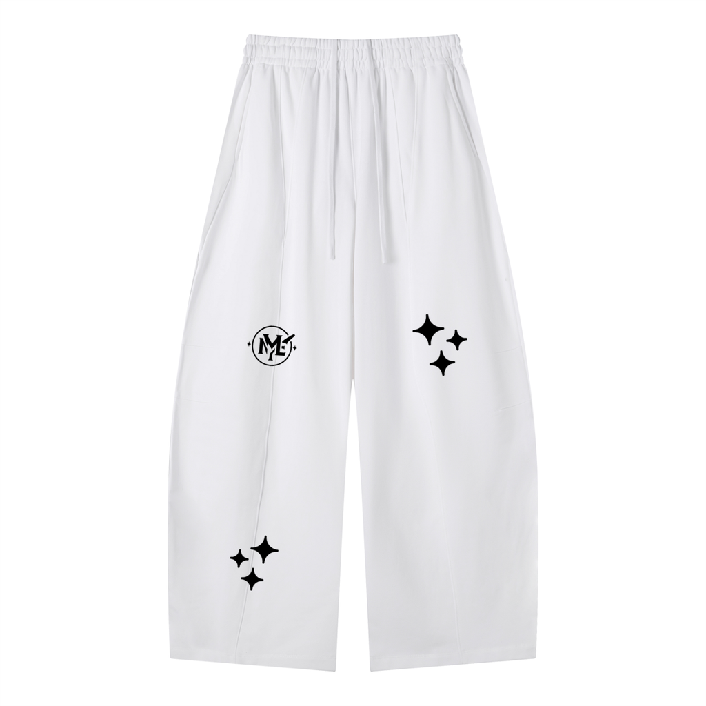 Heavyweight Wide Leg Panel Sweatpants