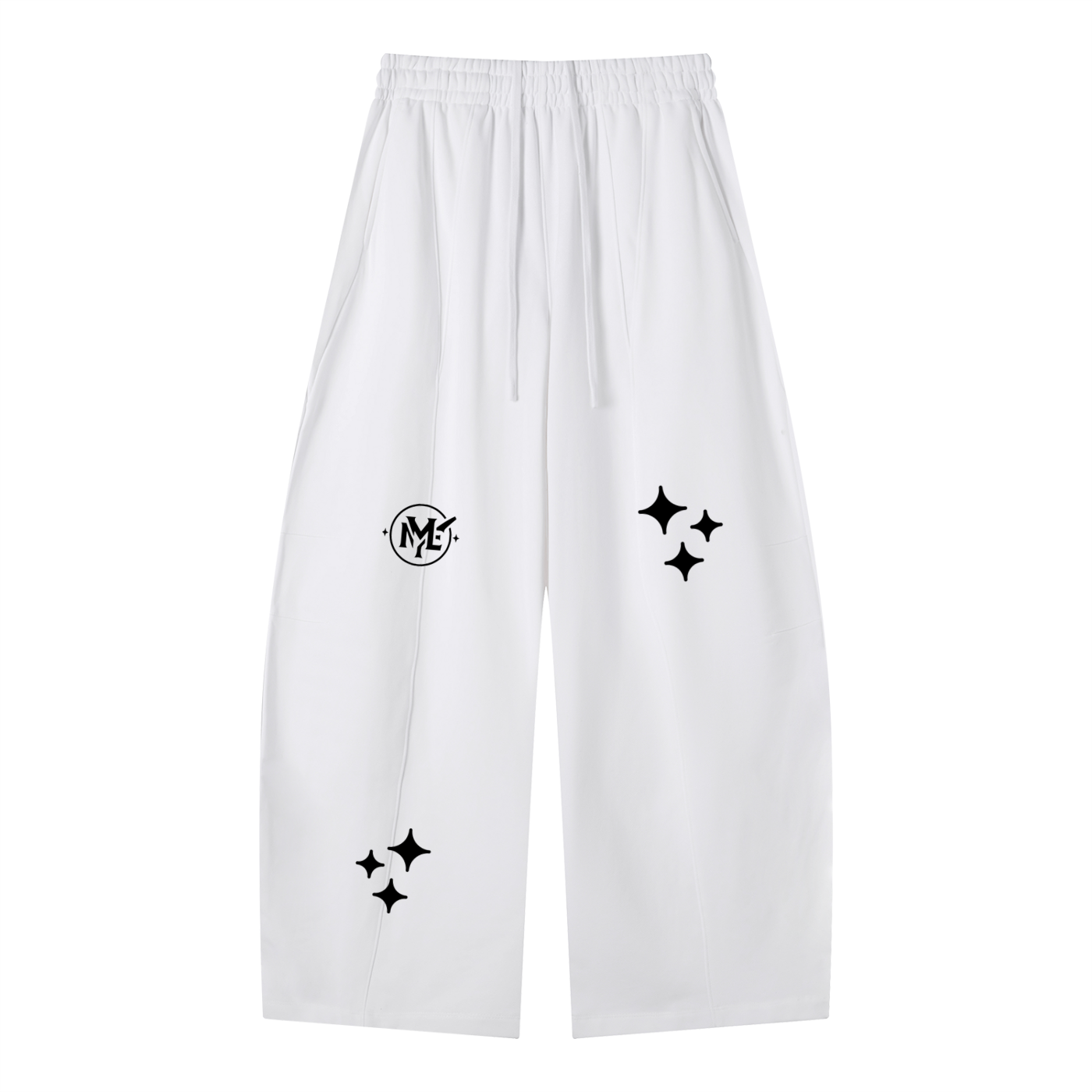 Heavyweight Wide Leg Panel Sweatpants