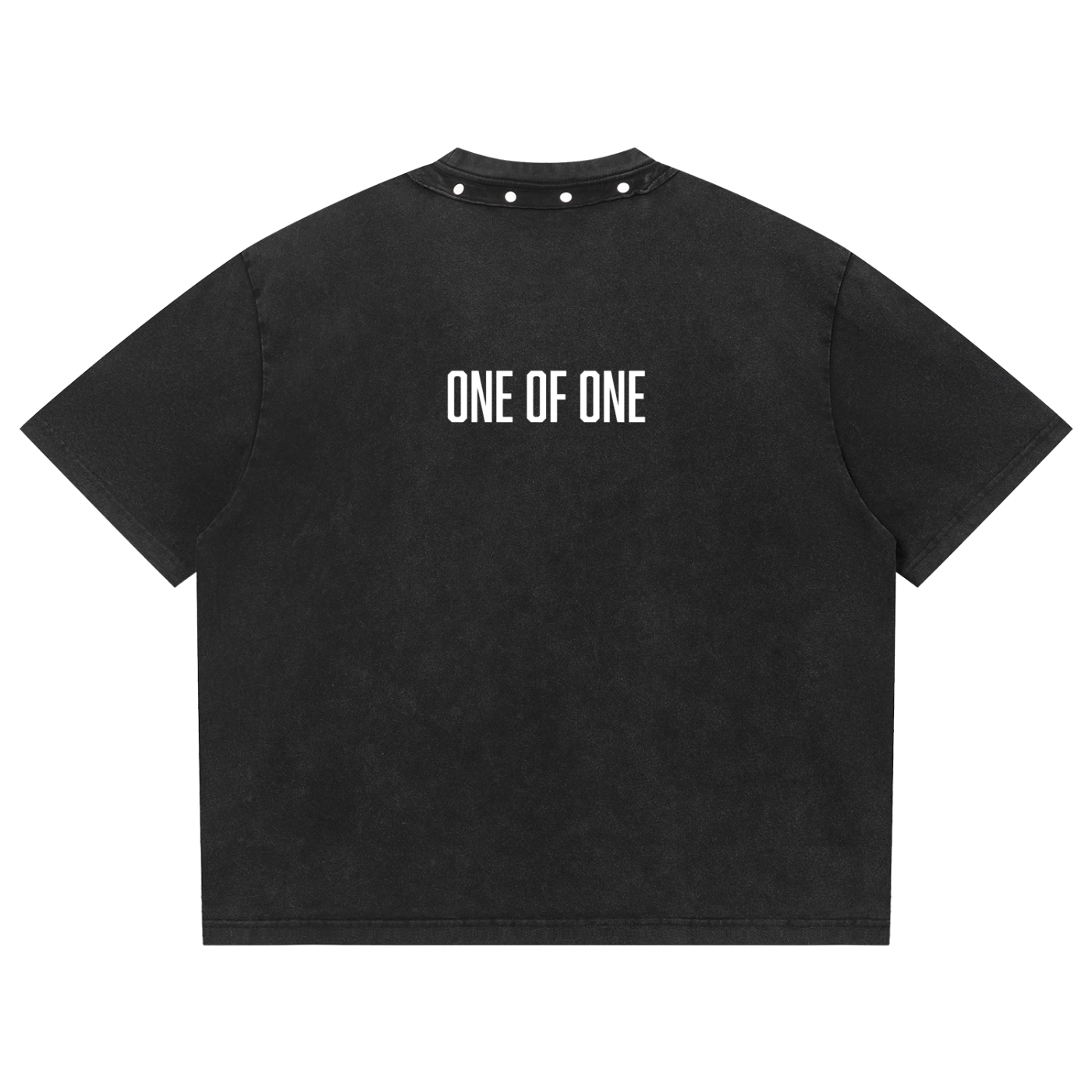 Unisex Washed Boxy Studded T-Shirt