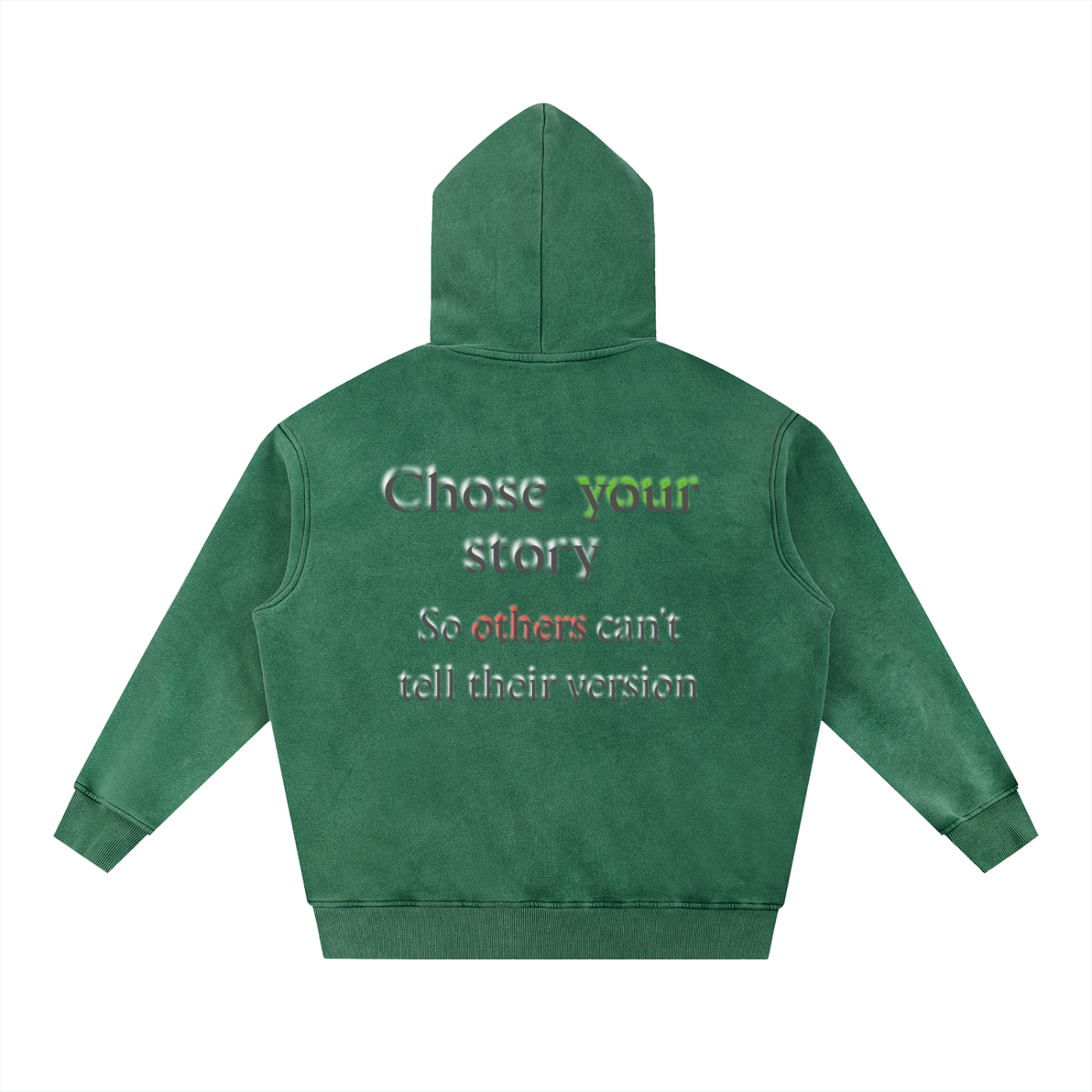 Snow Wash Fleece Oversize Hoodie