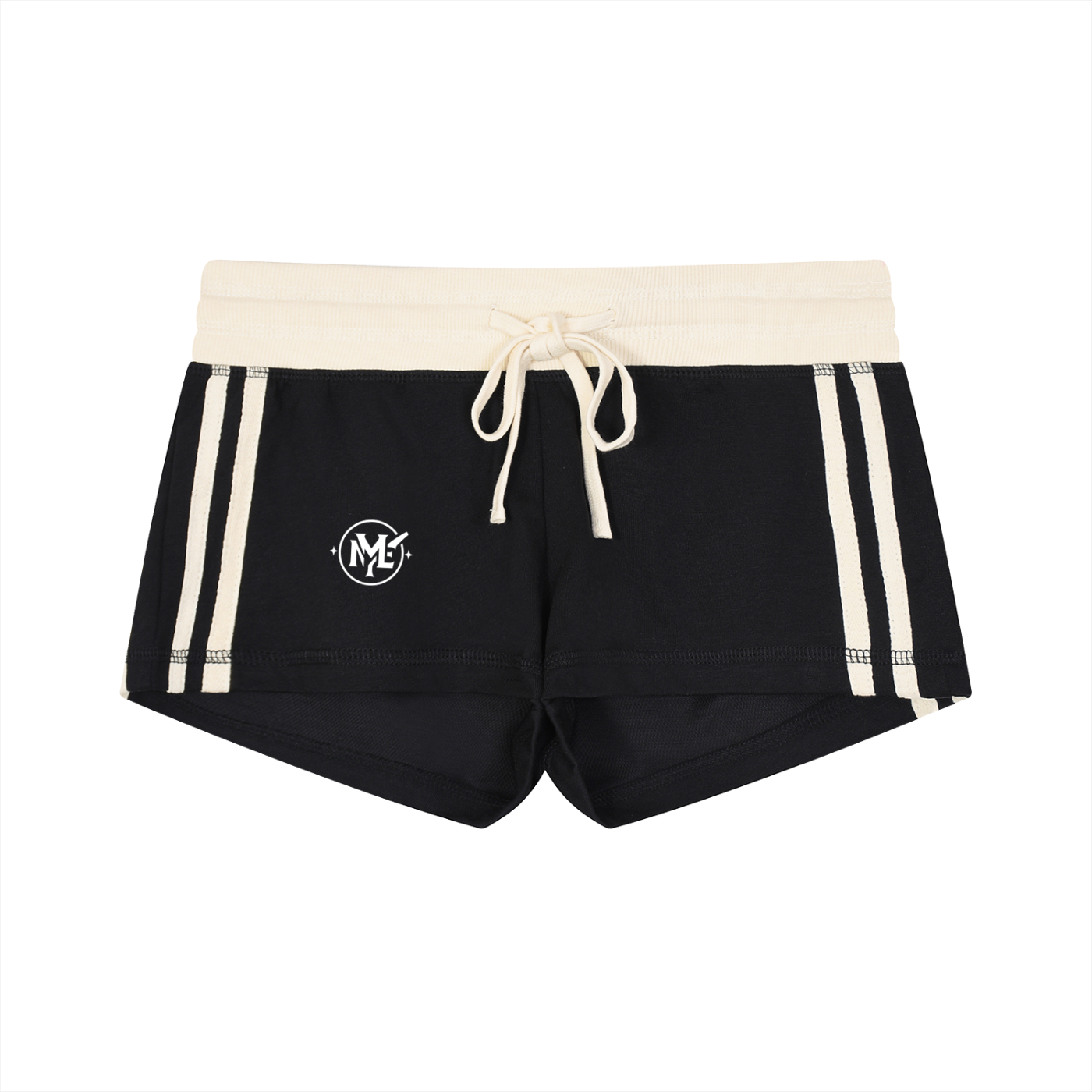 Women's Contrast Stripe Track Shorts