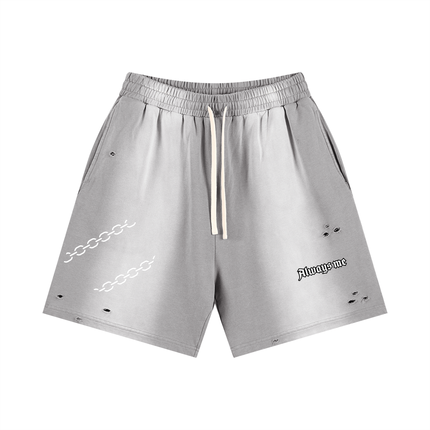 Sun Fade Distressed Shorts