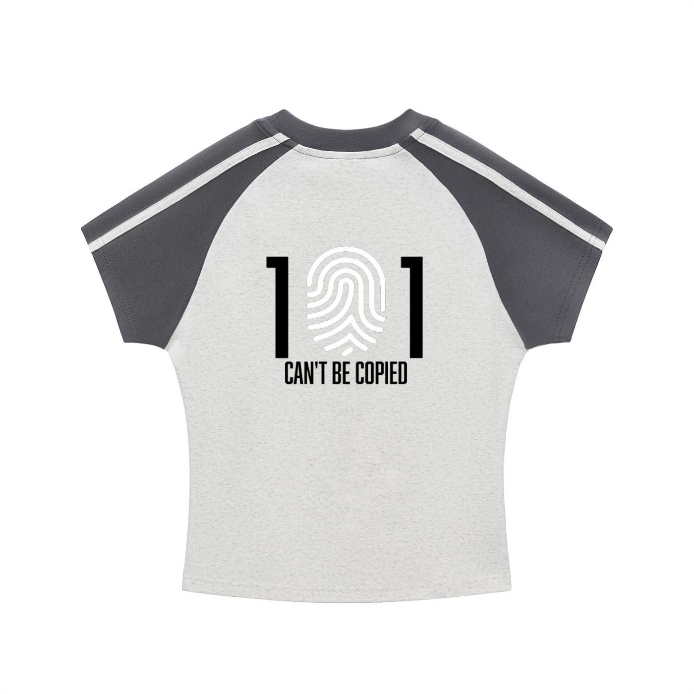 Contrast Stripes Bodycon Raglan  Sleeve T-Shirt