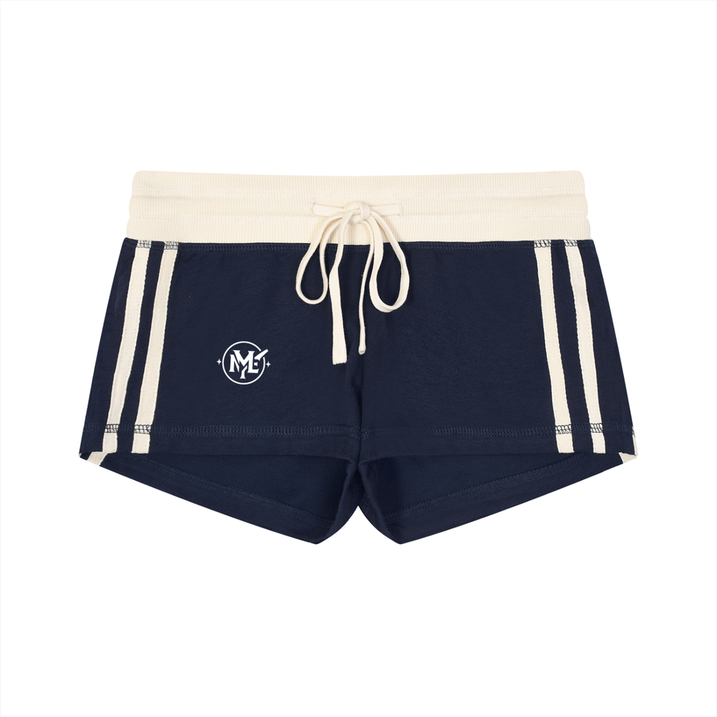 Women's Contrast Stripe Track Shorts