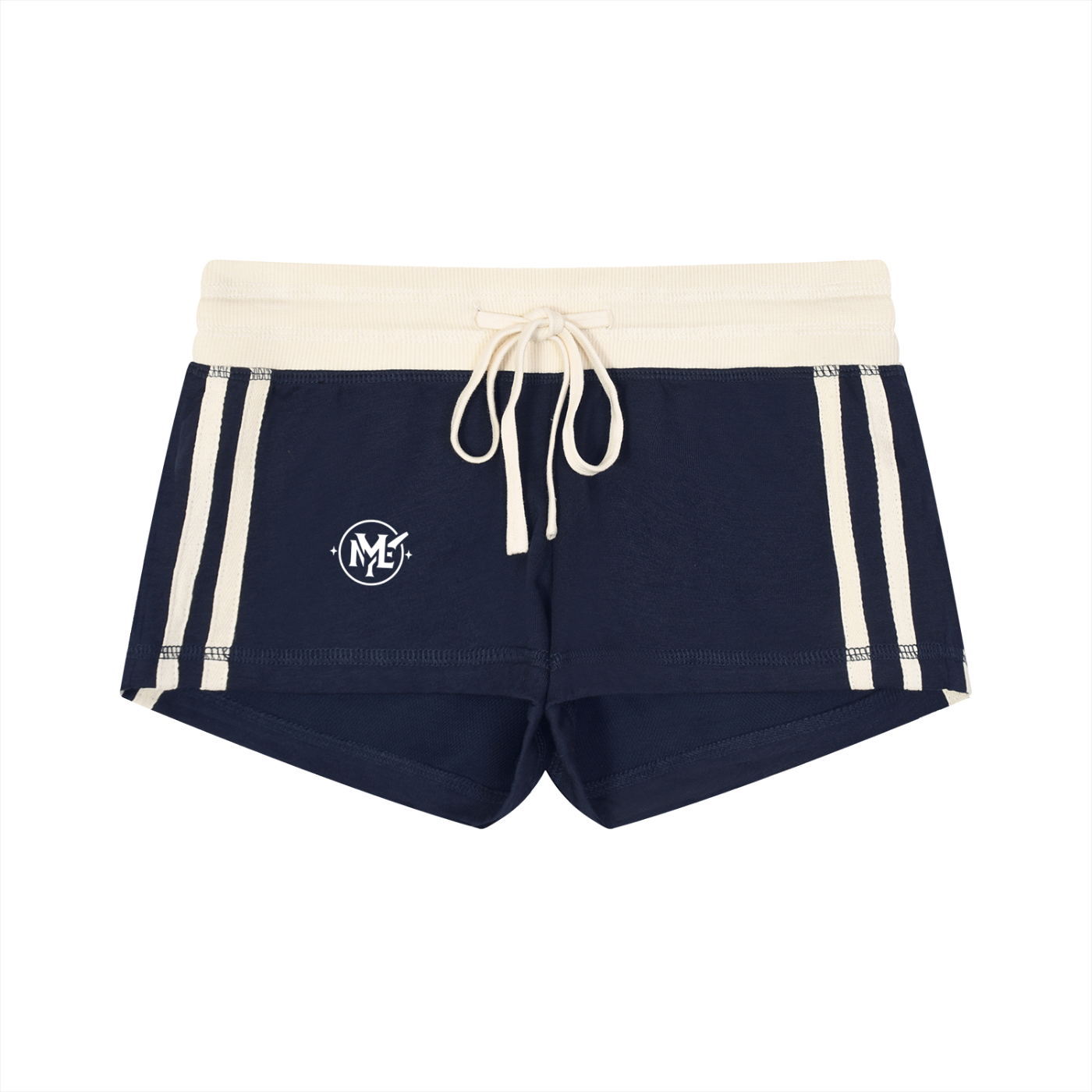 Women's Contrast Stripe Track Shorts