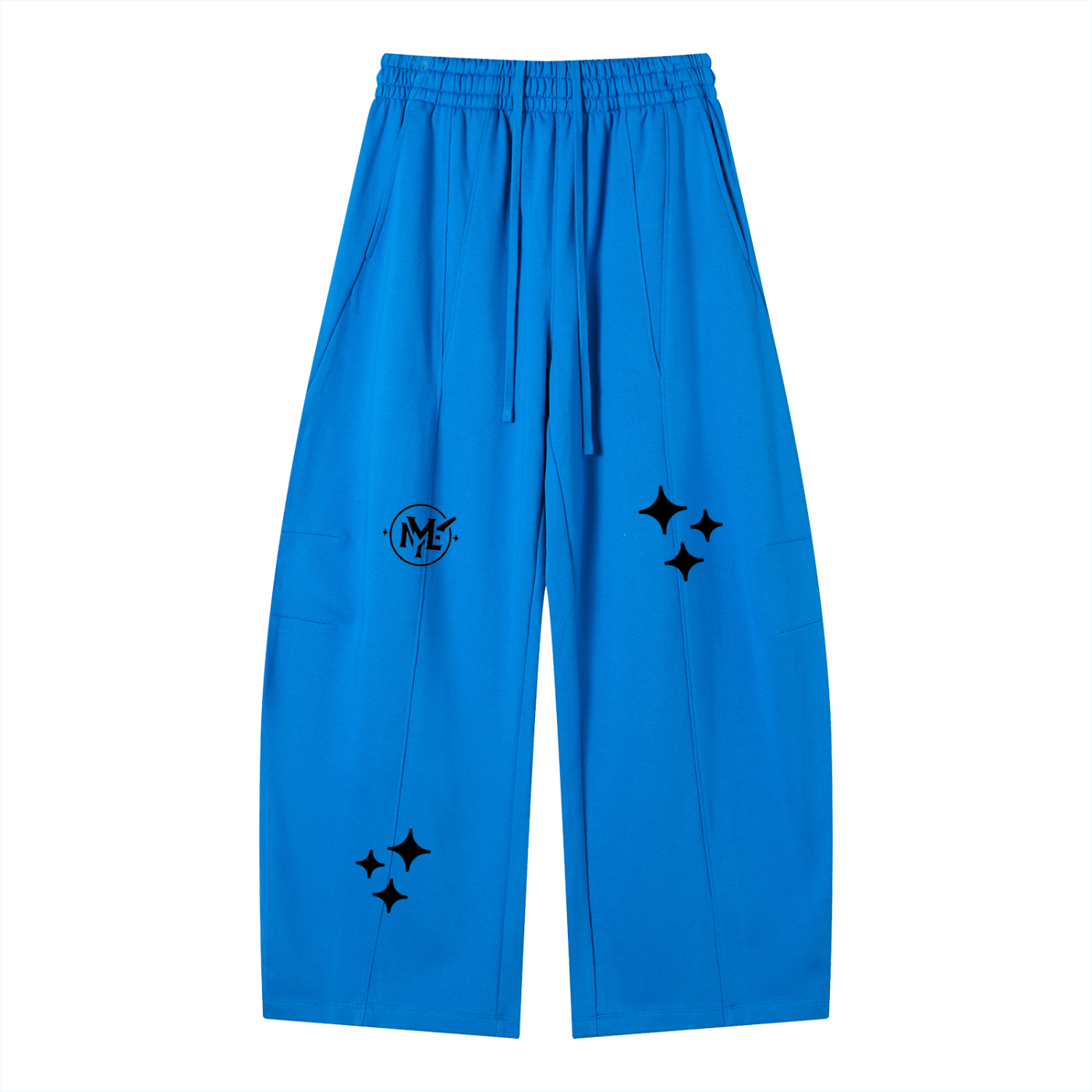 Heavyweight Wide Leg Panel Sweatpants