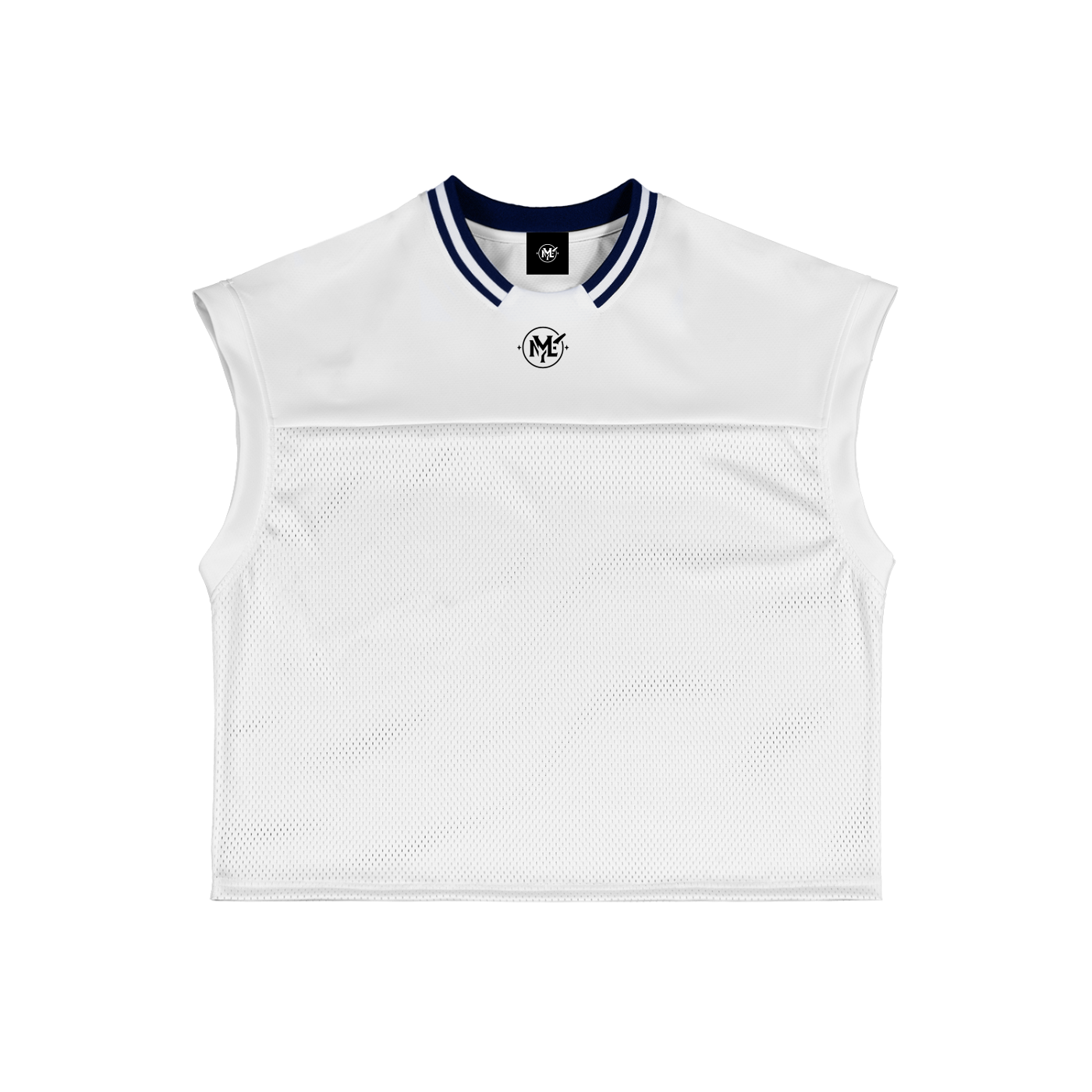 Loose Sleeveless Mesh T-Shirt