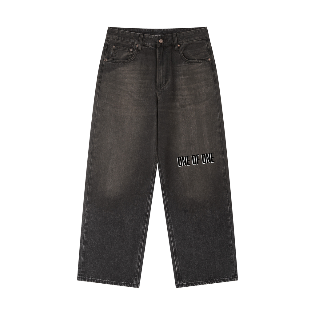 Vintage Wash Heavyweight Denim Jeans