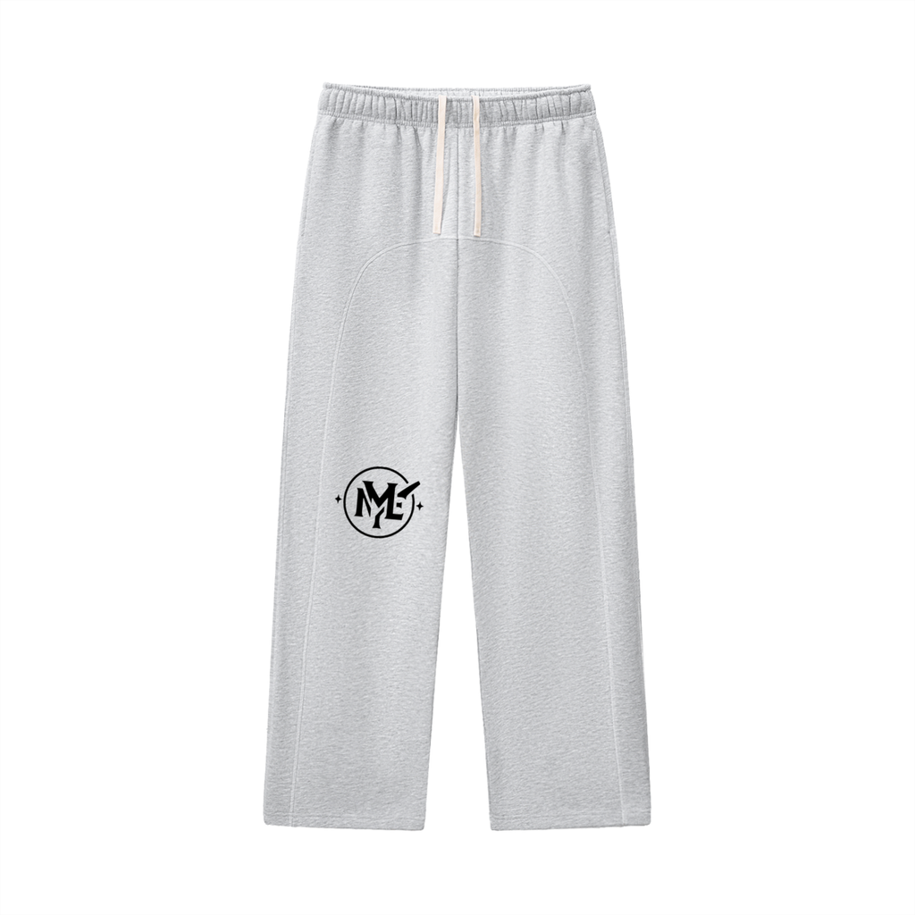 Contrast-Stitched Fleece Sweatpants