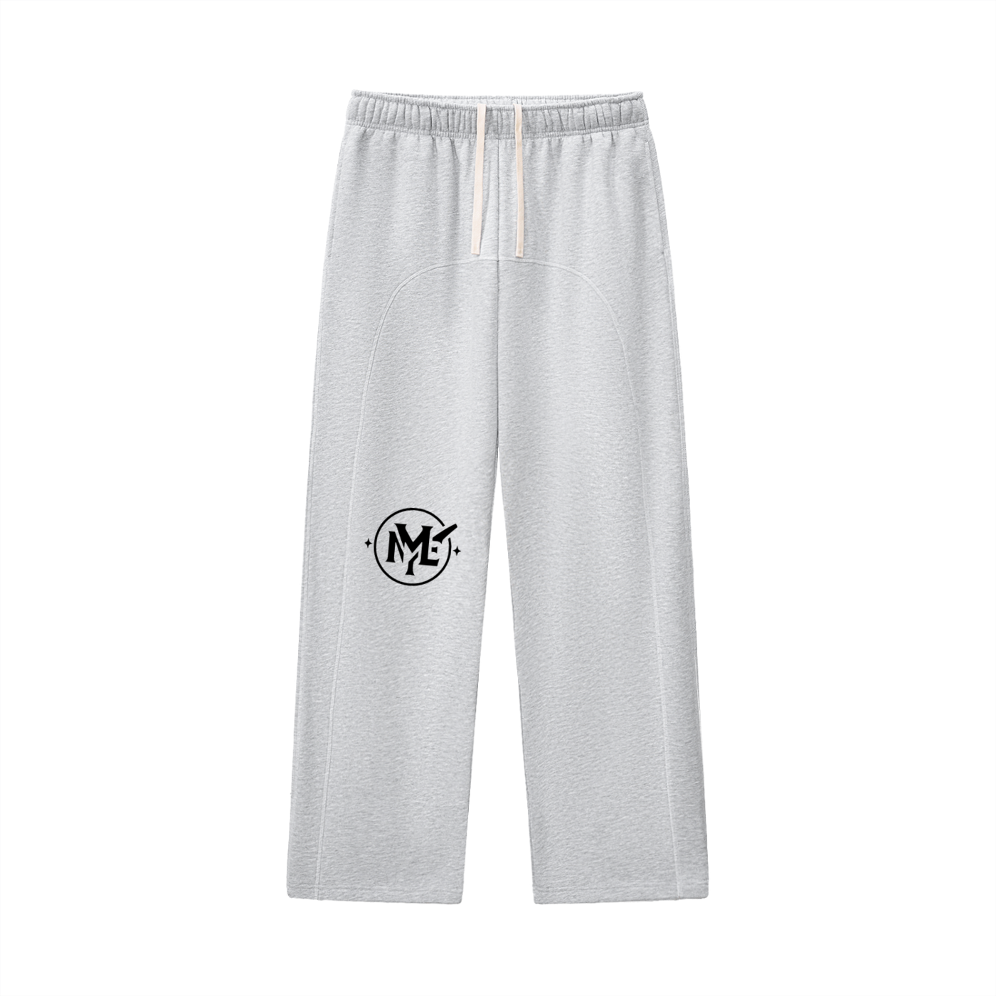 Contrast-Stitched Fleece Sweatpants