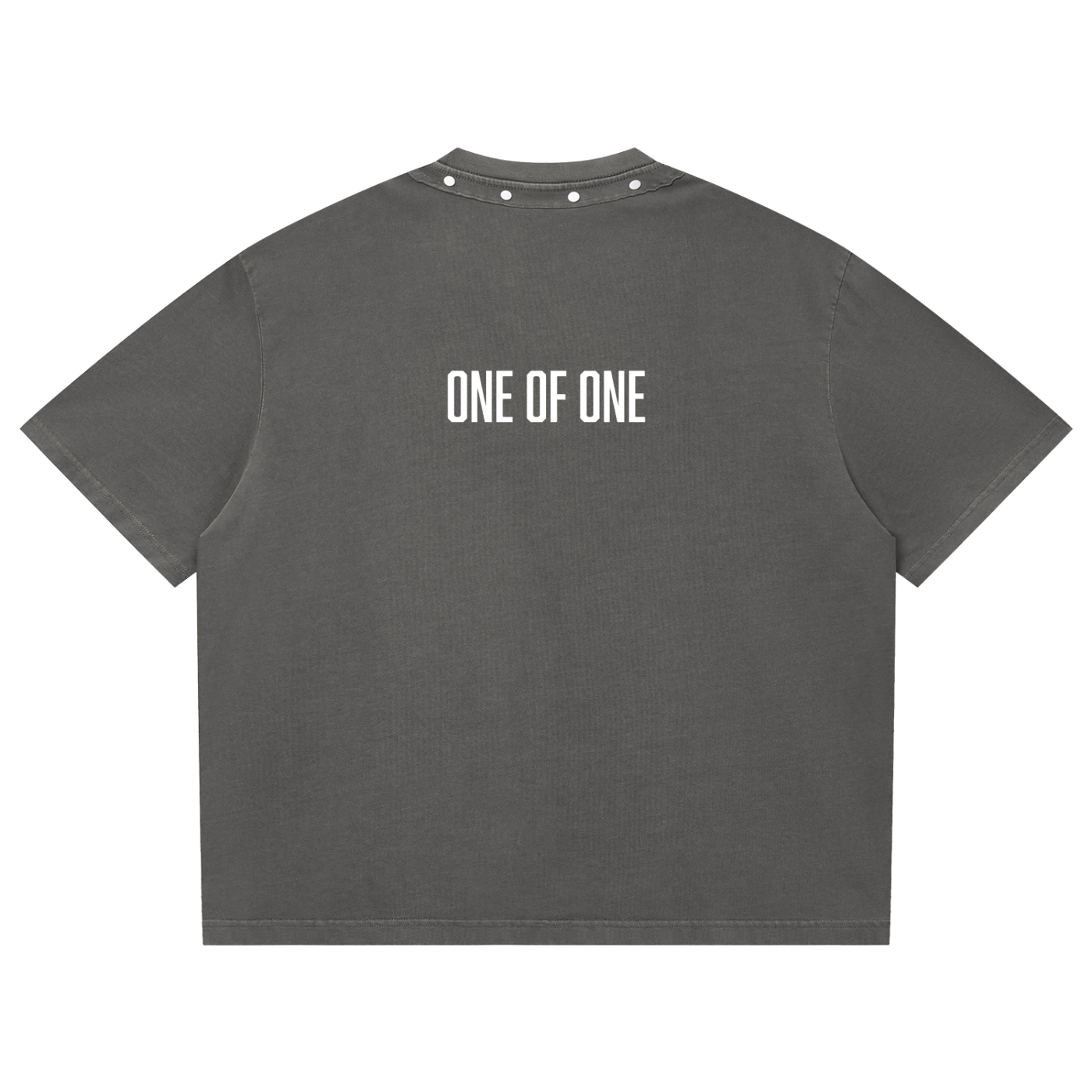 Unisex Washed Boxy Studded T-Shirt