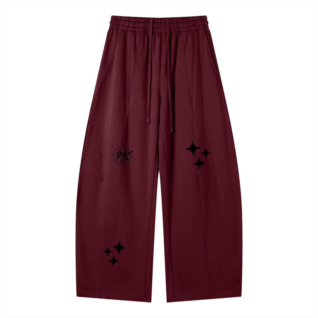 Heavyweight Wide Leg Panel Sweatpants