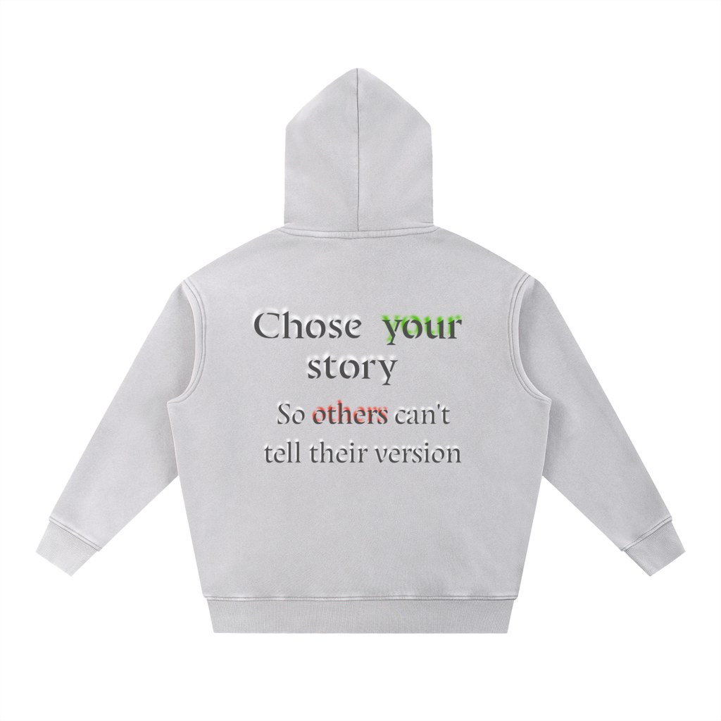 Snow Wash Fleece Oversize Hoodie